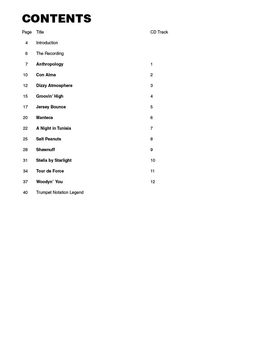 Gillespie, Dizzy - Trumpet Signature Licks