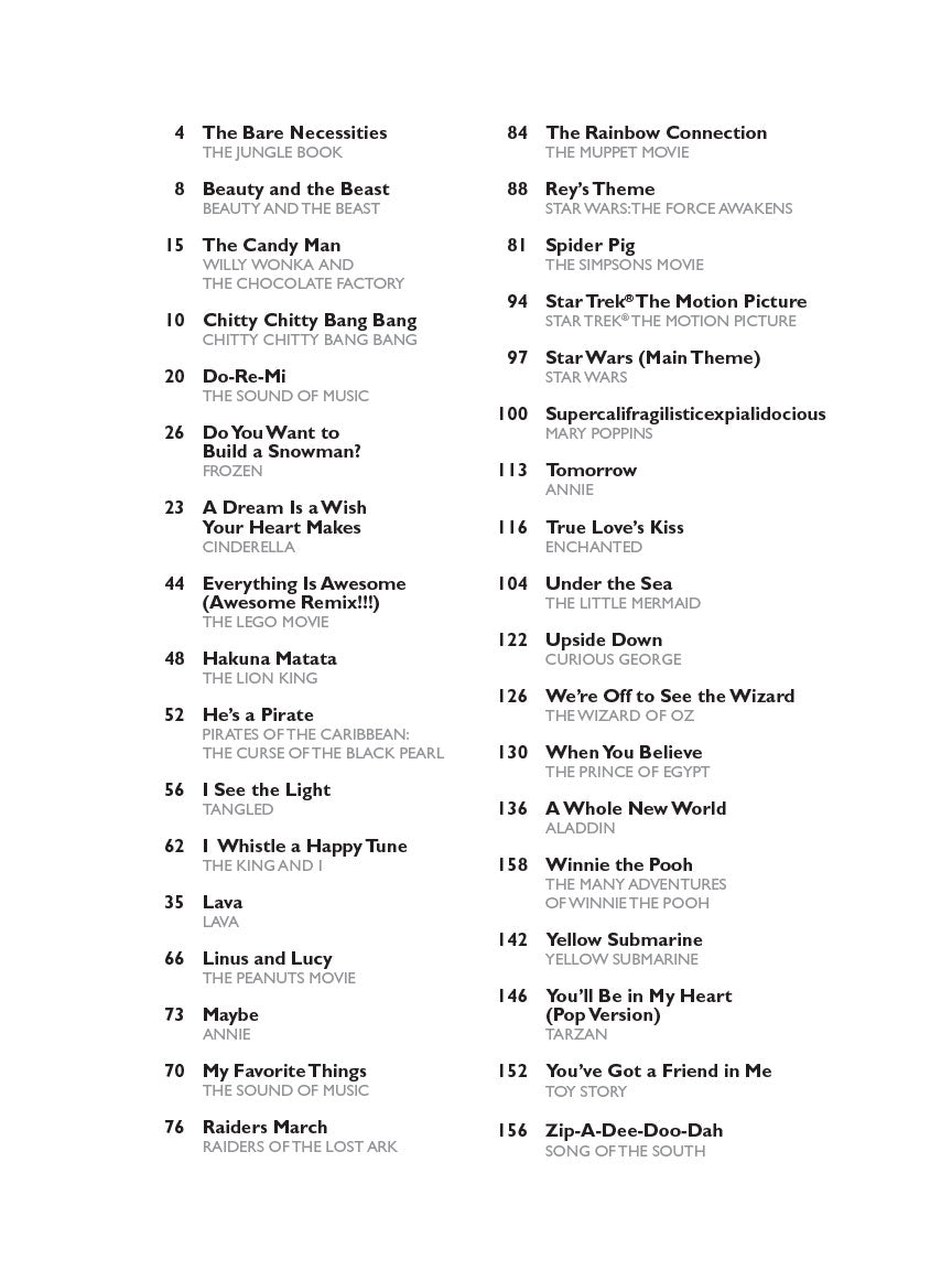 Children's Movie Favorites - 2nd Edition