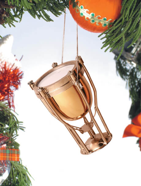 Ornament: 2.5" Timpani