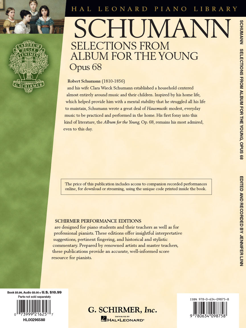 Schumann Selections from Album for the Young, Opus 68