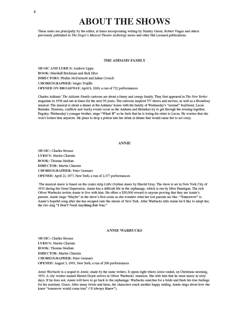 Singer's Musical Theatre Anthology - Children's Edition
