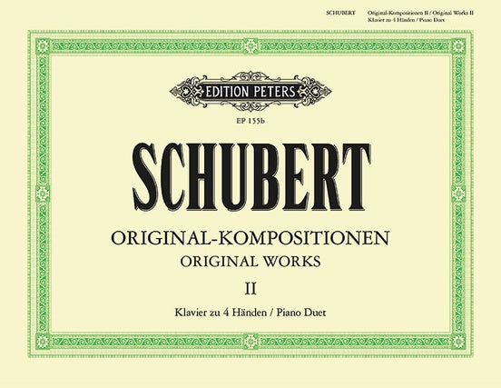 Schubert Original Works for Piano Duet, Volume 2