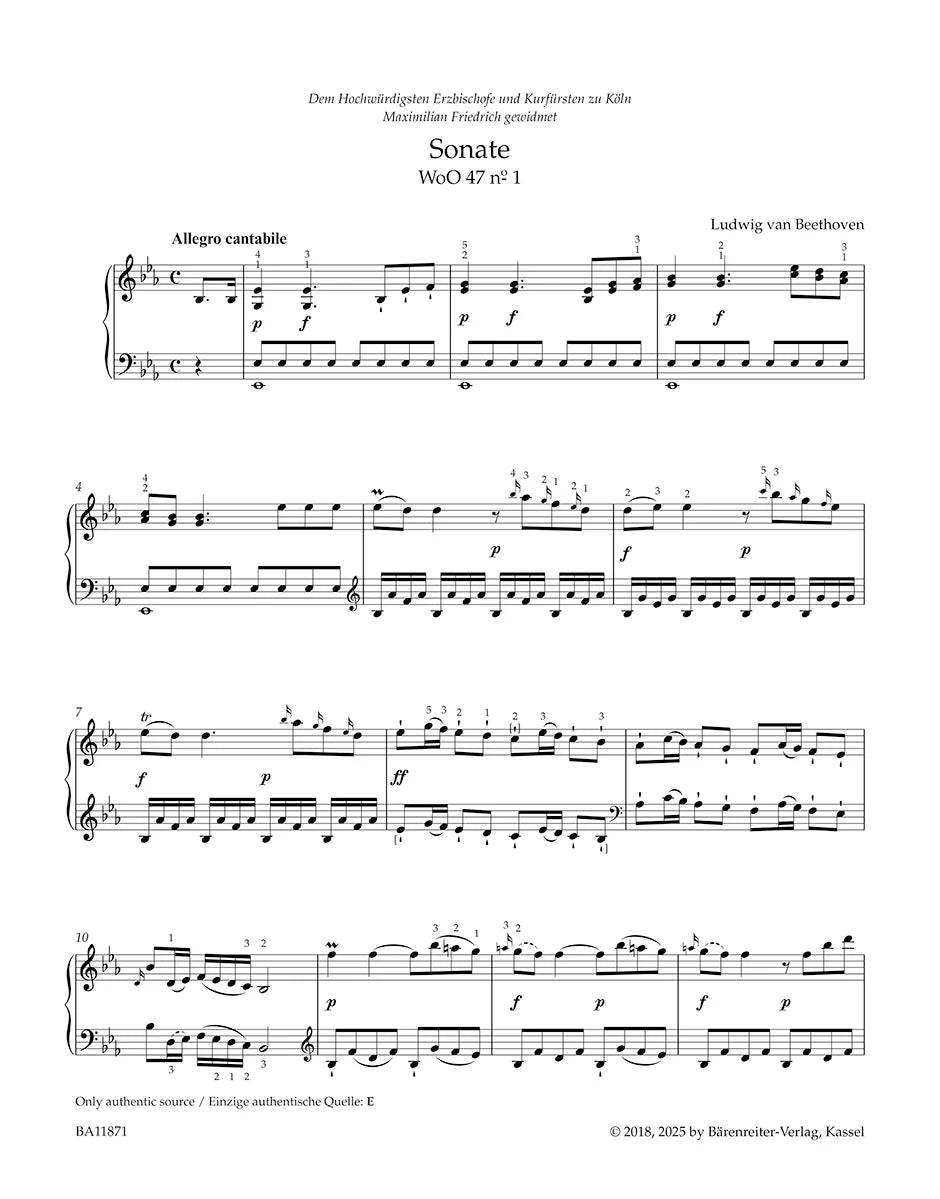 Beethoven: Piano Sonatas - Volume 1 (WoO 47 and Opp. 2-14)