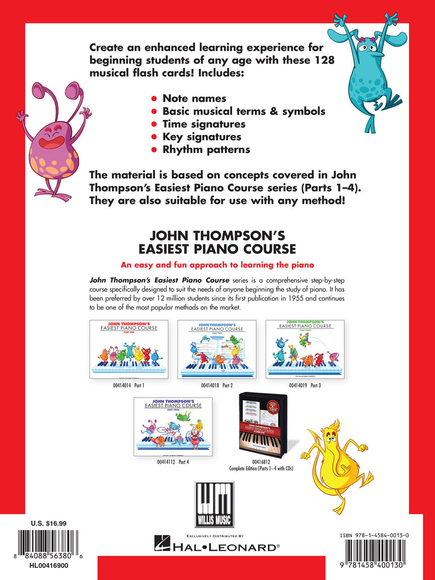 Flash Cards John Thompson's Easiest Piano Course