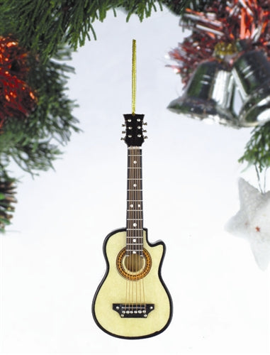 Ornament: 5" String Guitar with Cut Away Shape/ Acoustic
