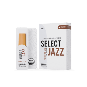 D'Addario Organic Select Jazz Soprano Saxophone Reed, Unfiled