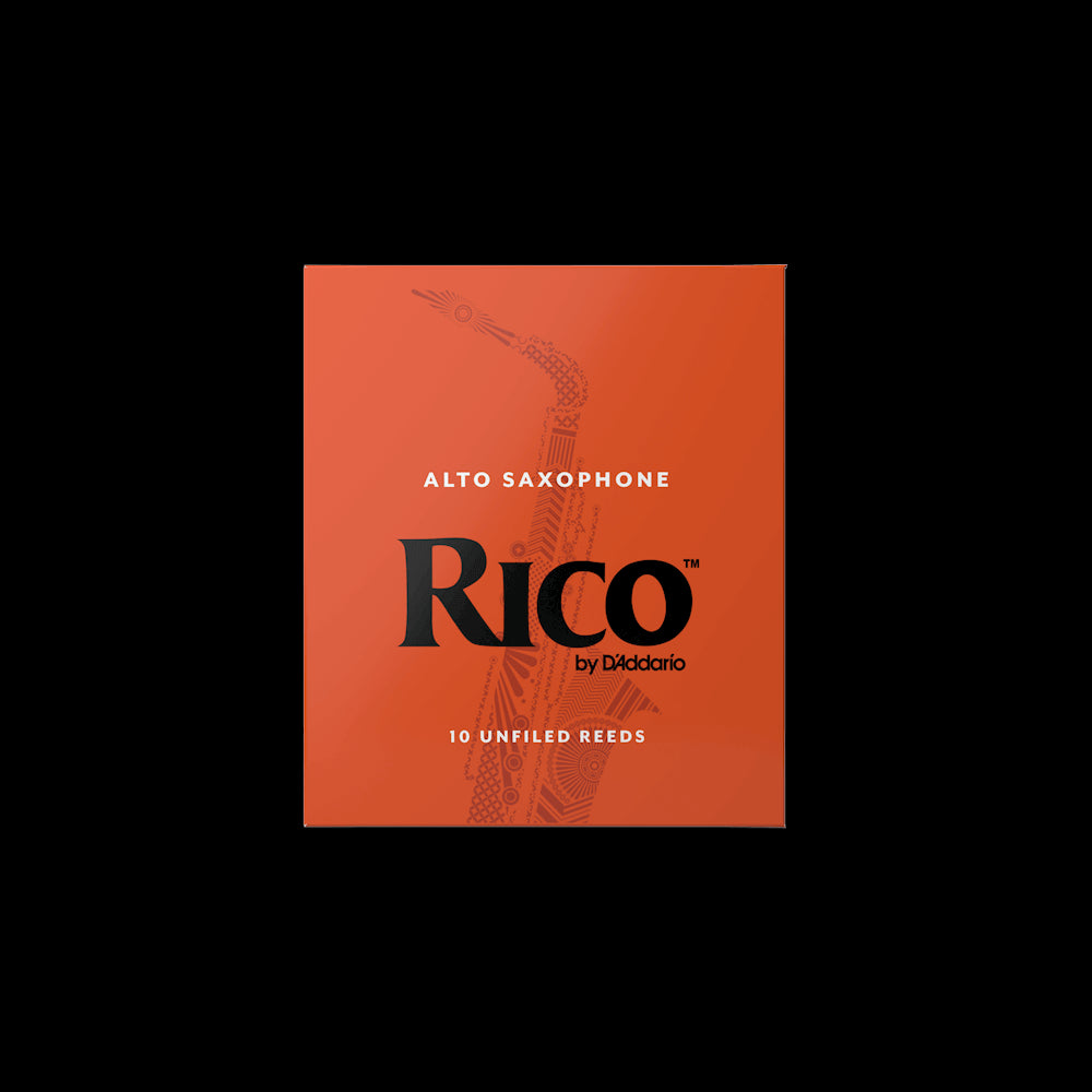 Reed: Rico Alto Saxophone Unfiled (10 pk)