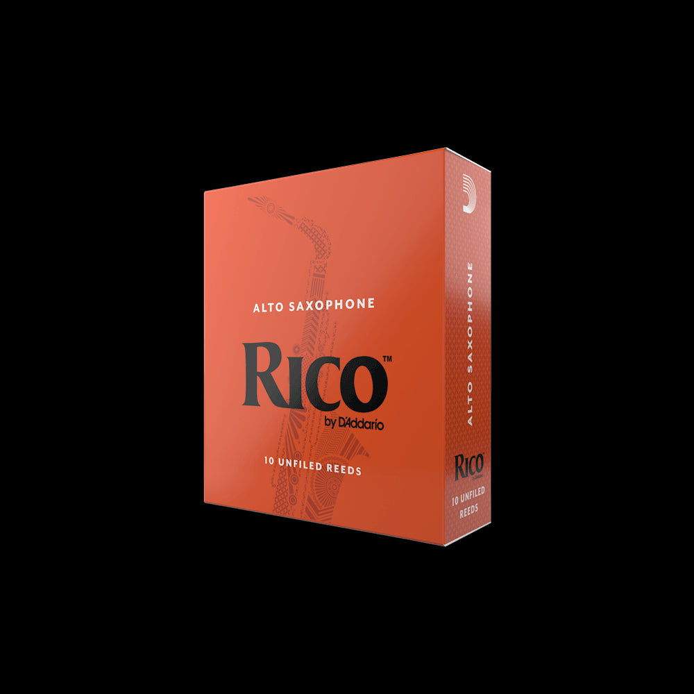 Reed: Rico Alto Saxophone Unfiled (10 pk)