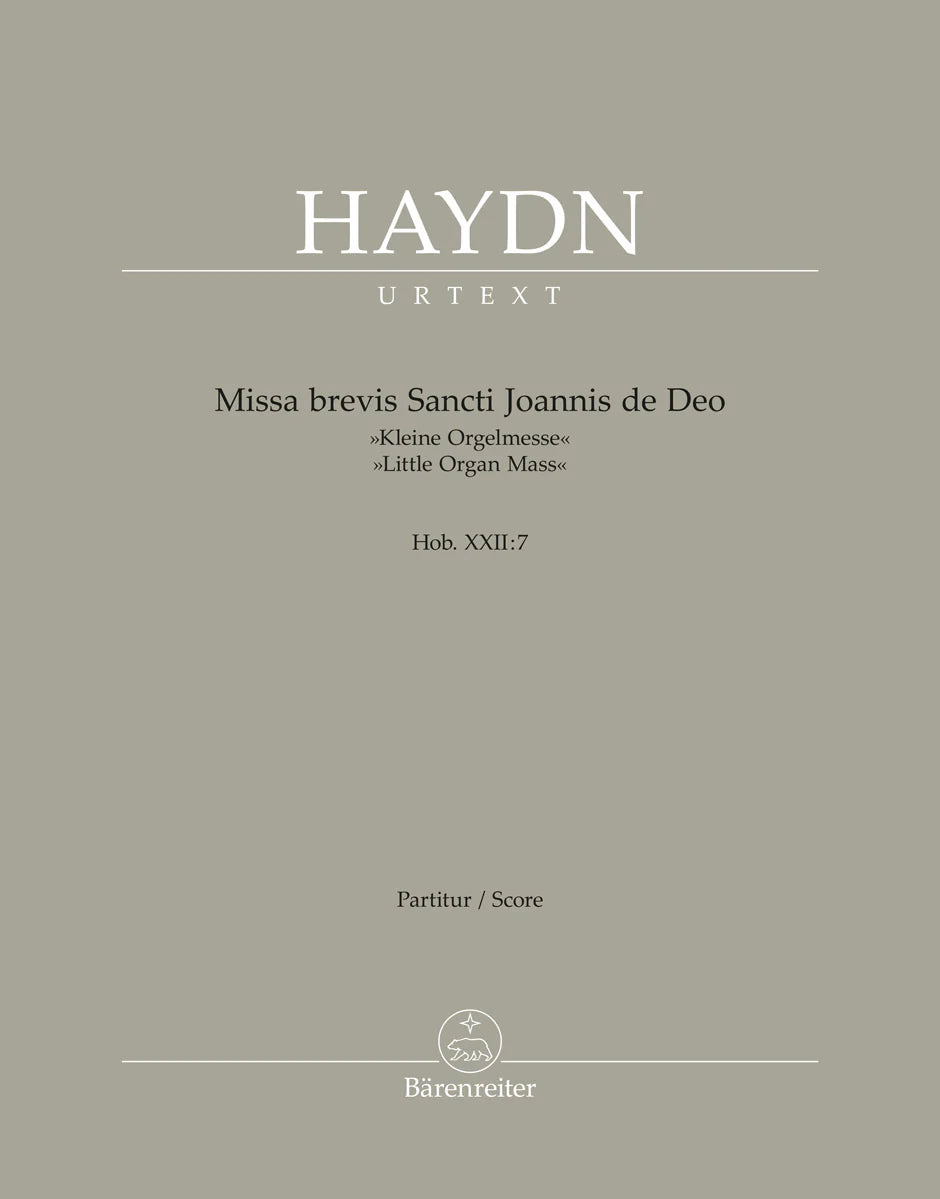 Haydn: Missa brevis Sancti Joannis de Deo, Hob. XXII:7 (Full Score)