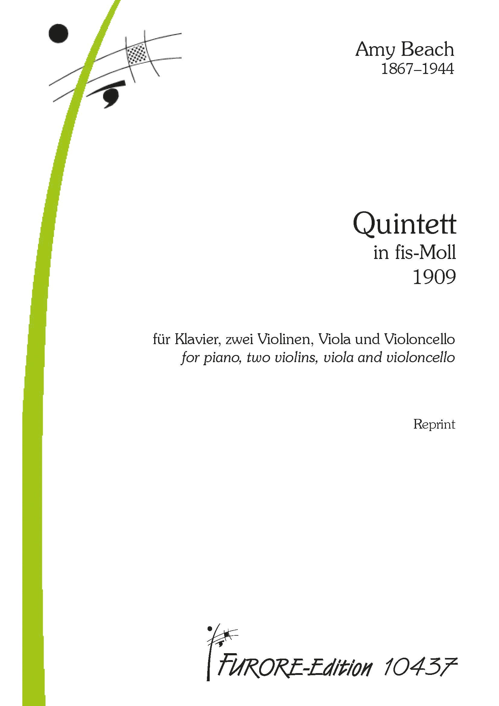 Beach: Piano Quintet in fis-minor Op. 67