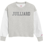 Sweatshirt: Juilliard Reverse Fleece Oversized Midi Embossed