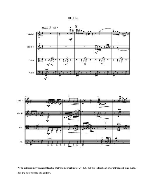 Price: String Quartet No. 2 (Score & Parts)