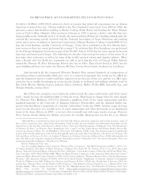 Price: Seven Descriptive Pieces