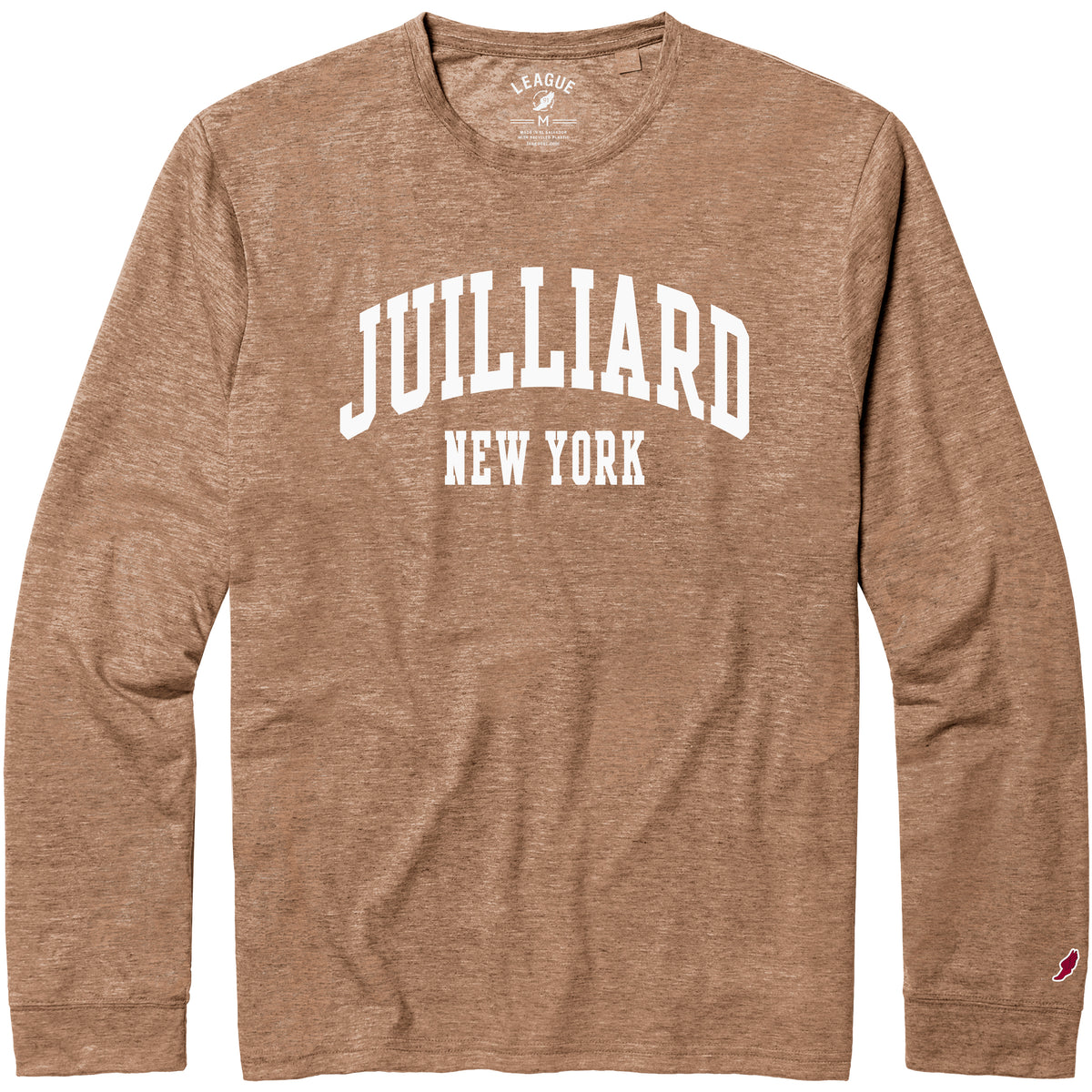 T-Shirt: Juilliard Long-sleeve Reclaim with collegiate font