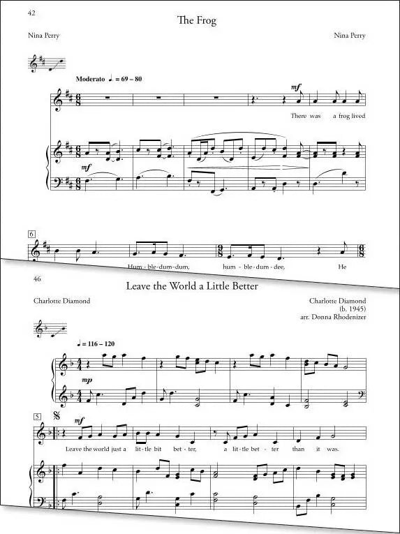 Voice Repertoire Level 2, 2025 Edition, The Royal Conservatory, V6R02, interior page