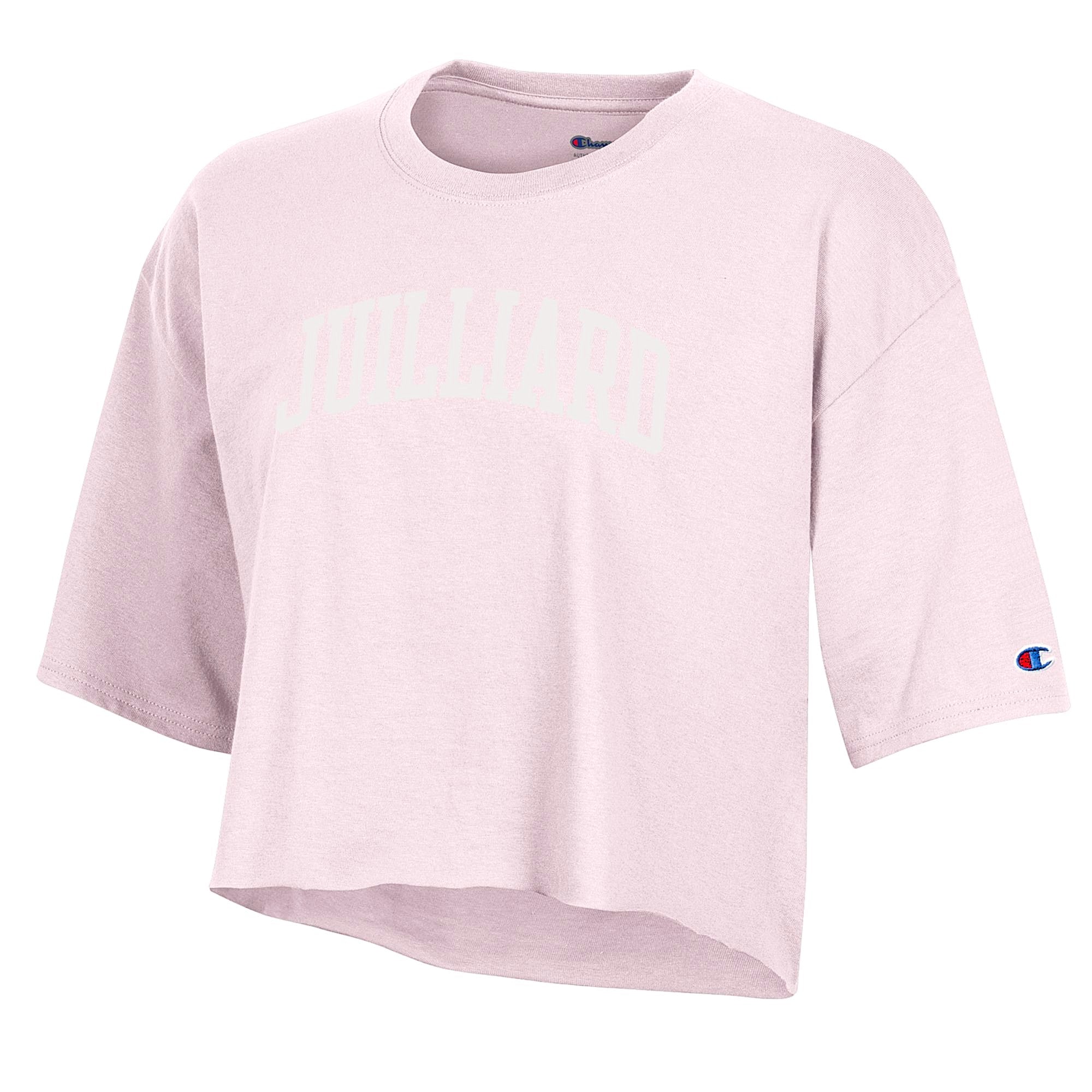 T-Shirt: Champion Crop top with Juilliard Collegiate