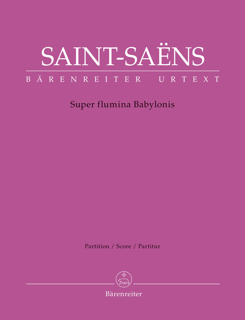 Saint Saens By the Rivers of Babylon - Full Score