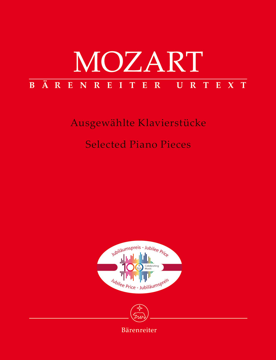 Mozart Selected Piano Pieces