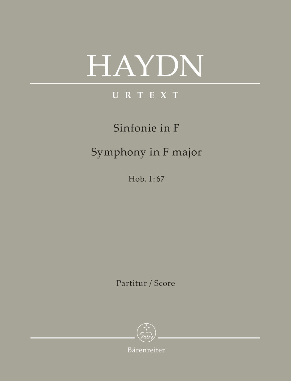 Haydn Symphony in F major Hob. I:67 Full Score