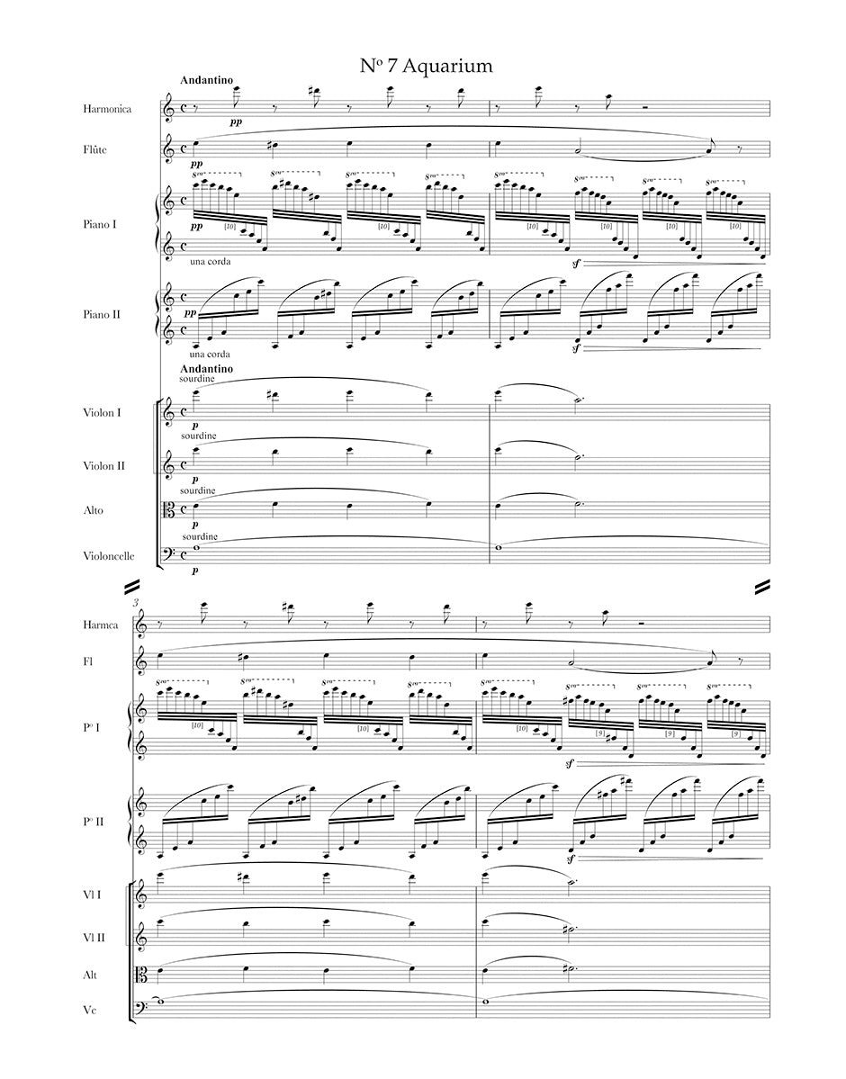 Saint-Saens The Carnival of the Animals, Score