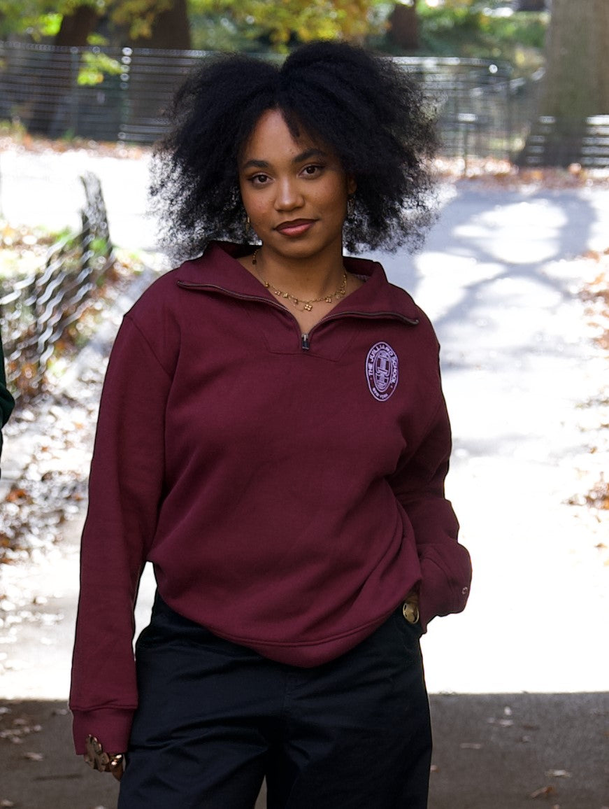 Clearance: Sweatshirt: 1991 Women's Quarter Zip Fleece
