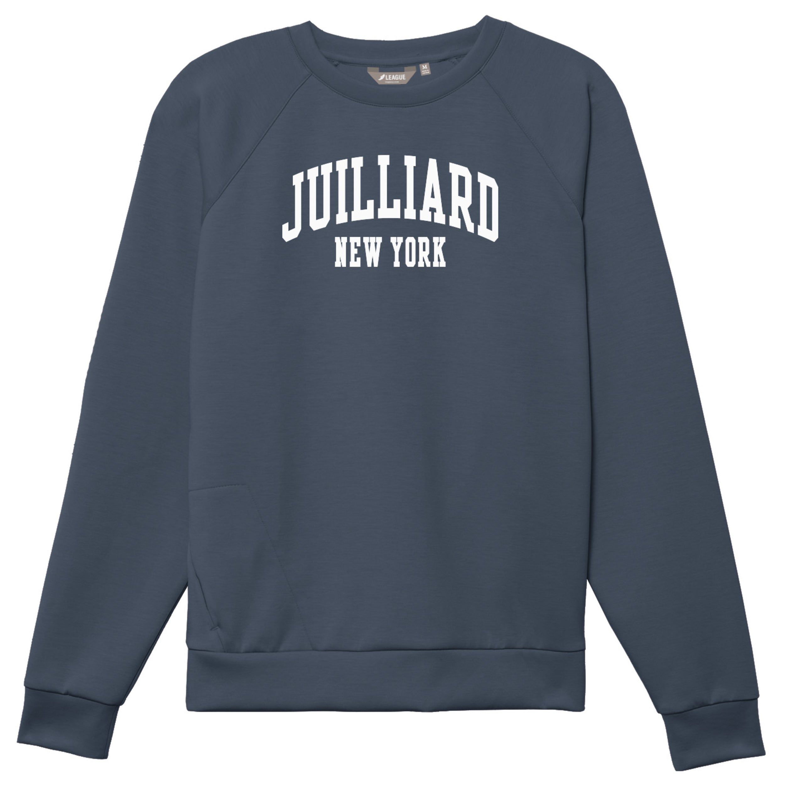 Clearance: Crew Pullover: Juilliard Scuba Knit with 3D embroidery