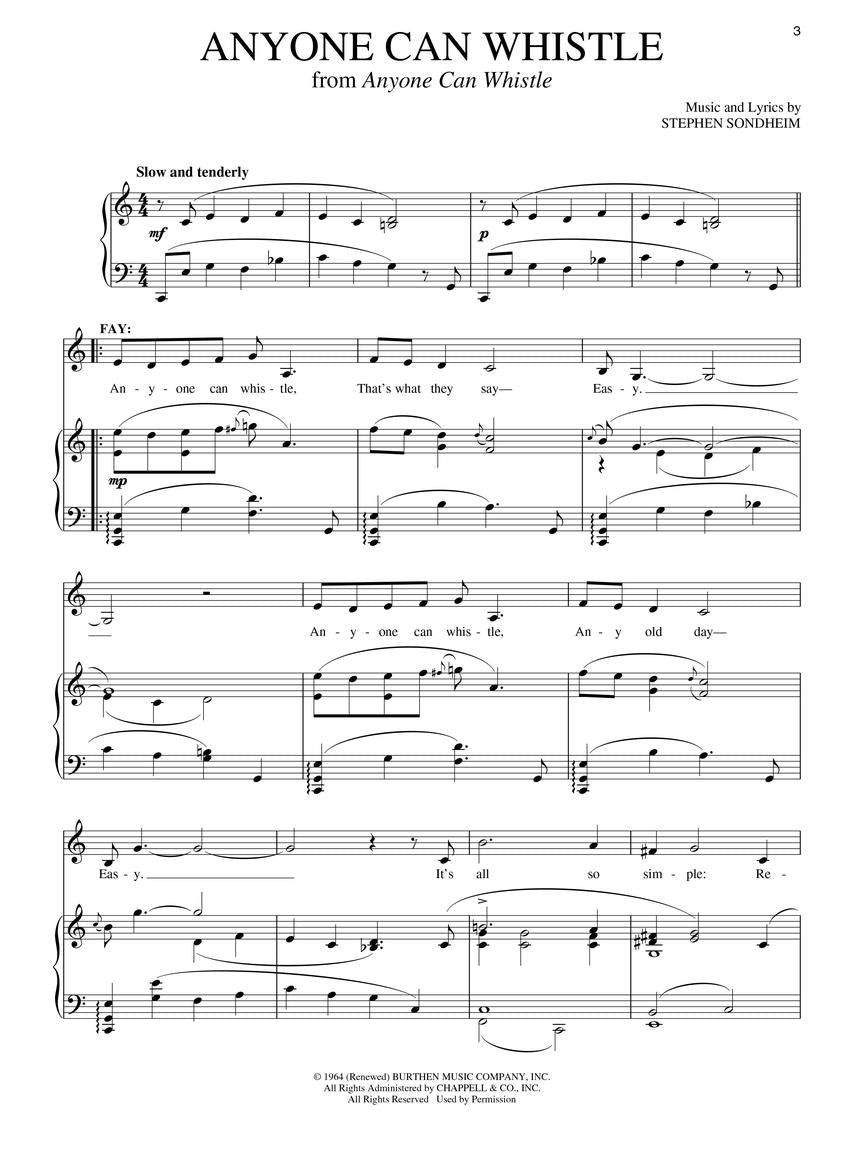 The Stephen Sondheim Collection Volume 1 P/V/G