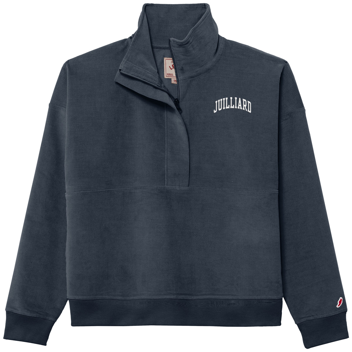 Sweatshirt: Corduroy Quarter Zip FINAL SALE / CLEARANCE