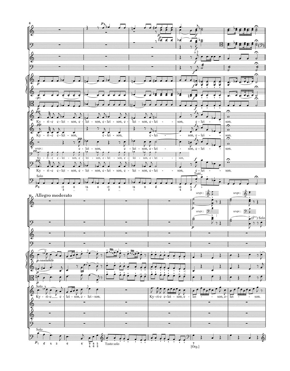 Haydn: Missa in Tempore Belli, Hob. XXII:9 (Full Score)