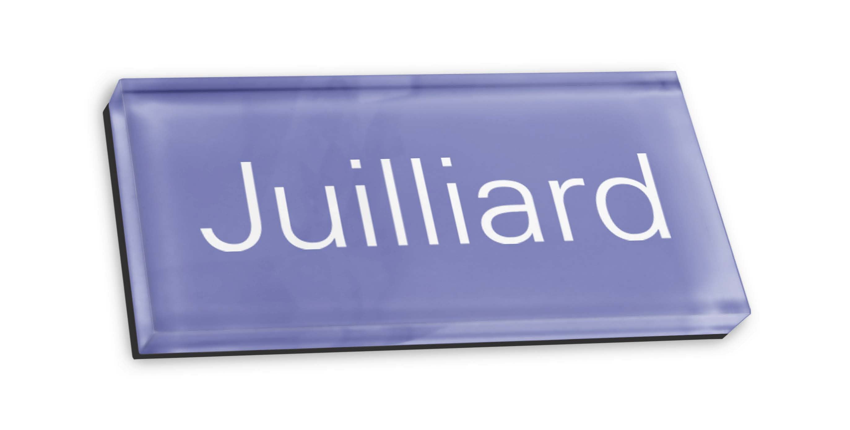 Magnet: Juilliard Acrylic Magnet (4" x 2"- 5mm thick)