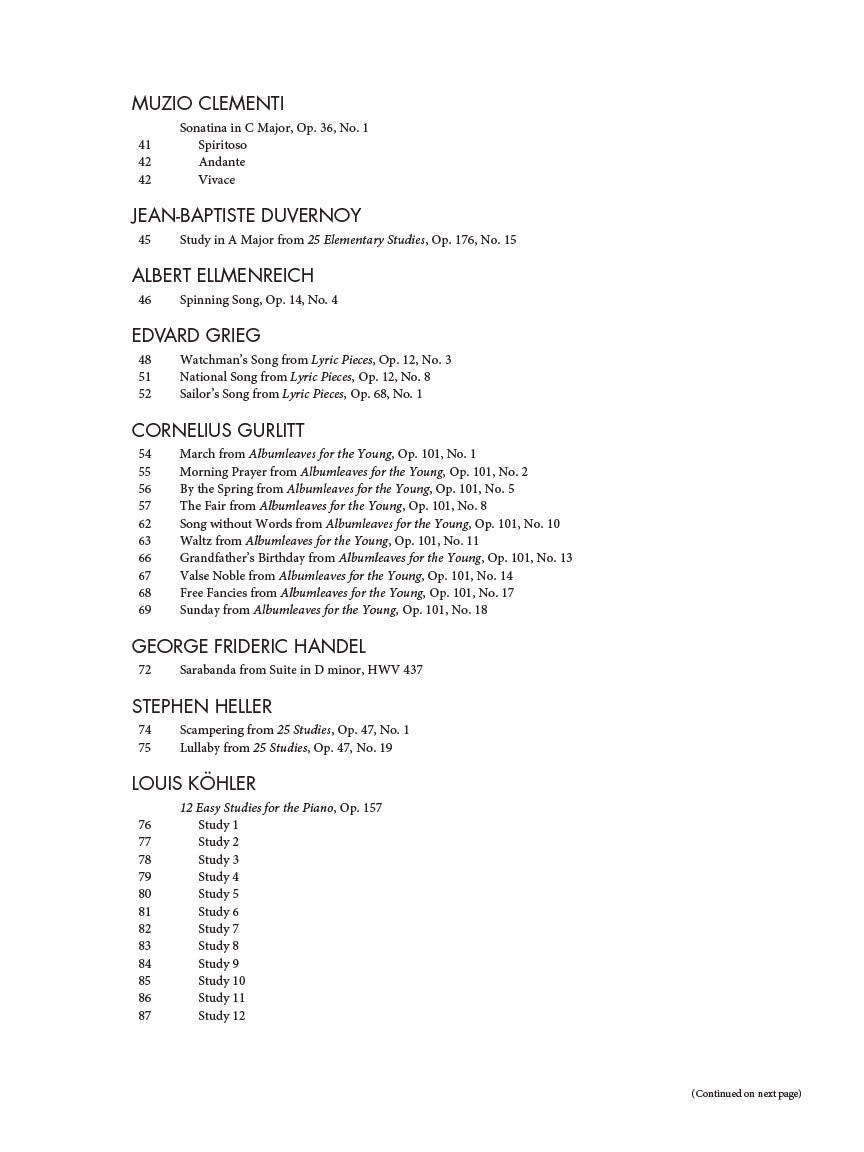 Piano Masterworks - Early Intermediate - Schirmer's Library of Musical Classics Vol. 2109