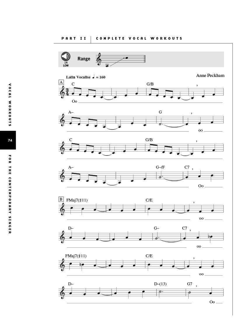 Vocal Workouts for the Contemporary Singer