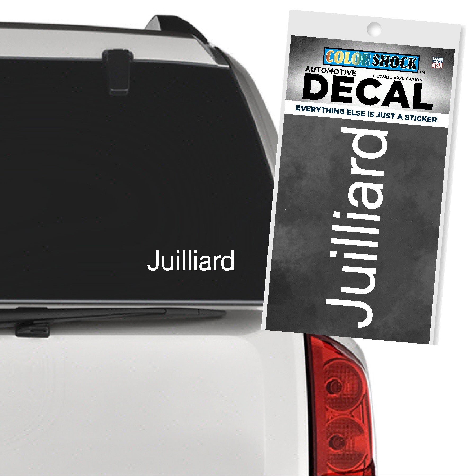 Decal: Juilliard Shockwave Logo Sticker (for car/case, etc)