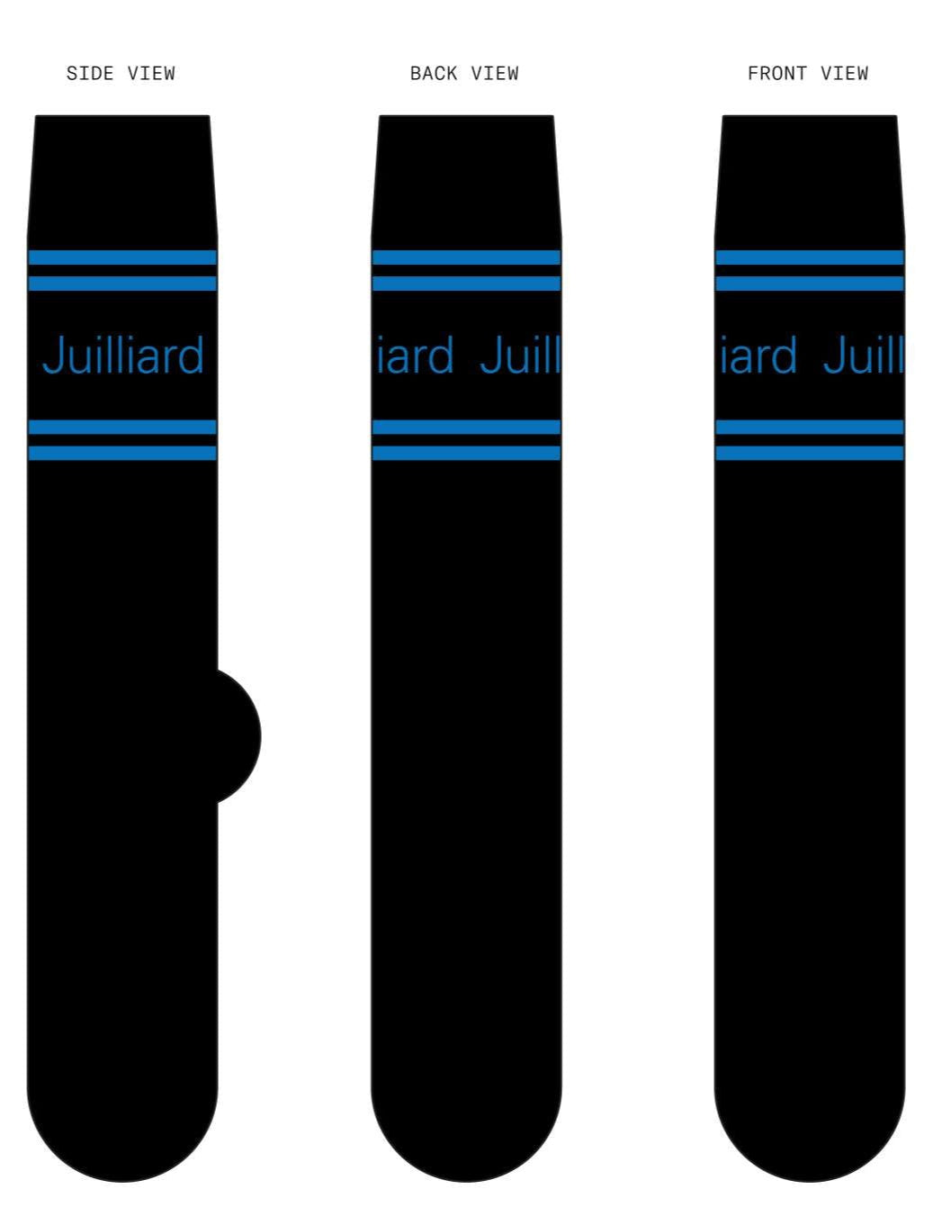 Socks: Juilliard Dress Crew Black