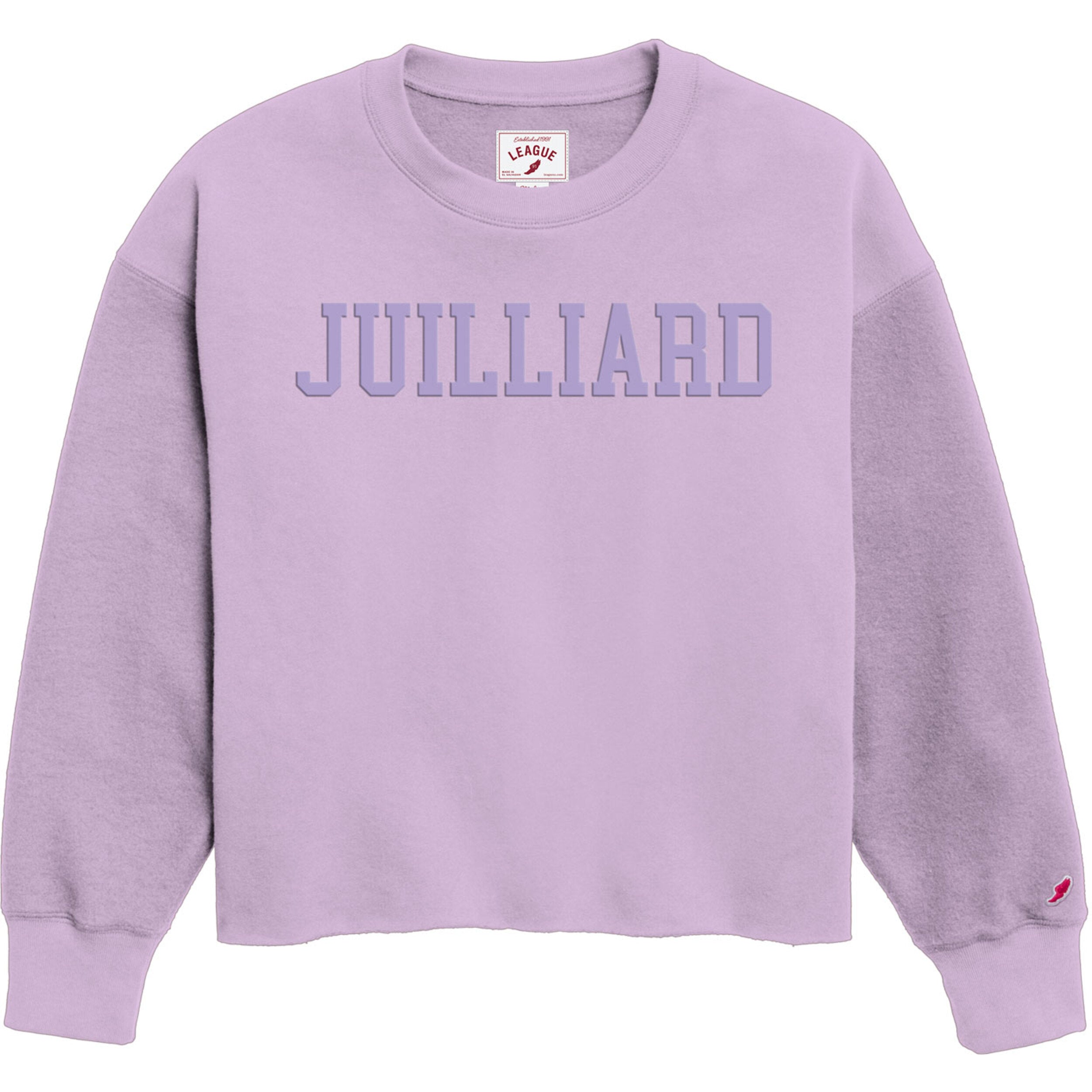 Clearance Sweatshirt: Juilliard Reverse Fleece Oversized Midi Embossed