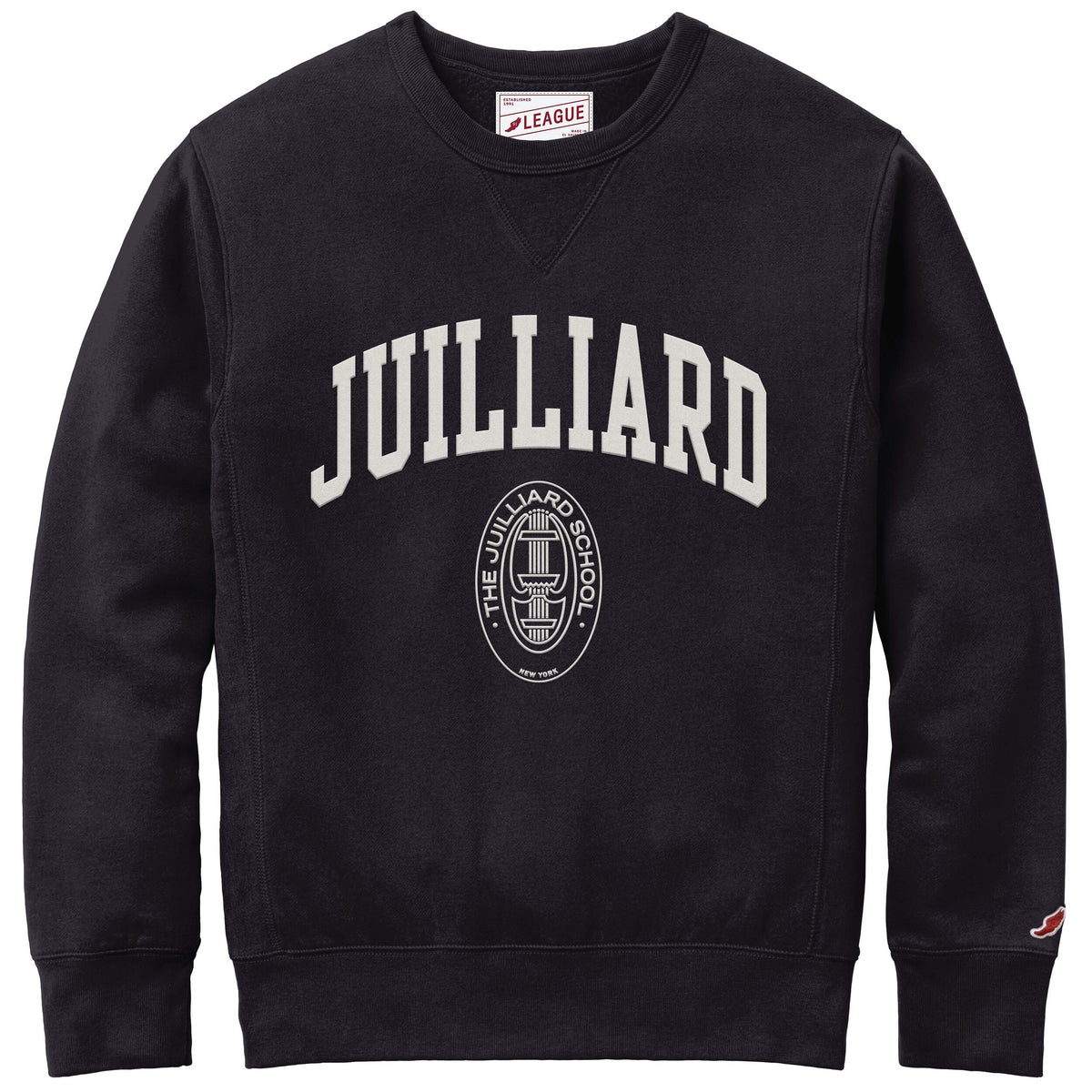 Sweatshirt: Collegiate Embroidered Crew