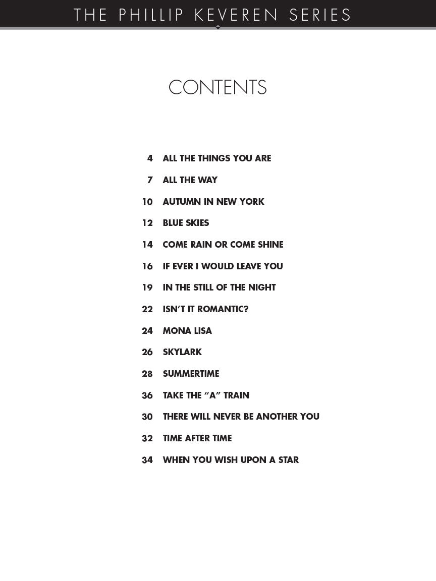 Great American Songbook - Phillip Keveren Series