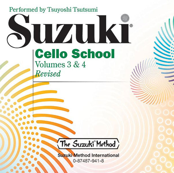 Clearance: Suzuki Cello School, Volumes 3 & 4 CD | Juilliard Store