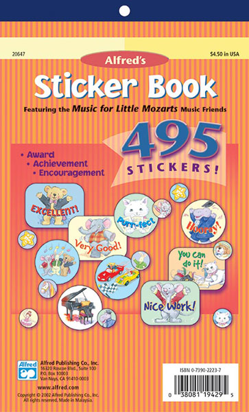 Stickers: Music for Little Mozarts: Sticker Book