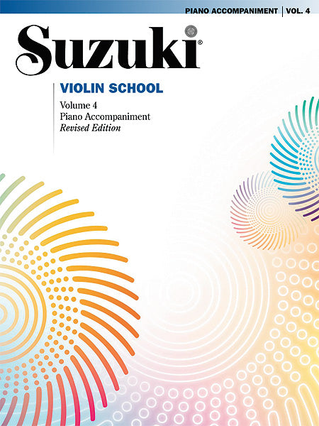 Suzuki Violin School, Volume 4 Piano Accompaniment