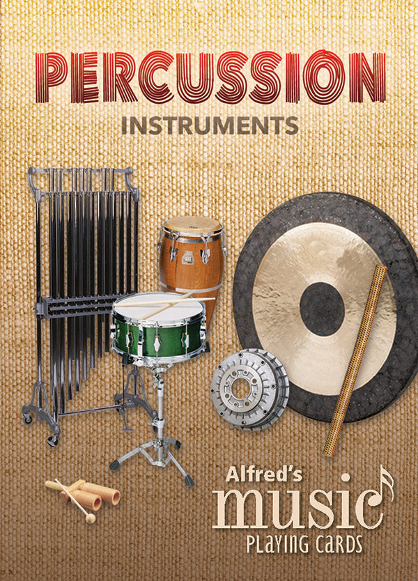 Playing Cards: Alfred's Percussion Instruments