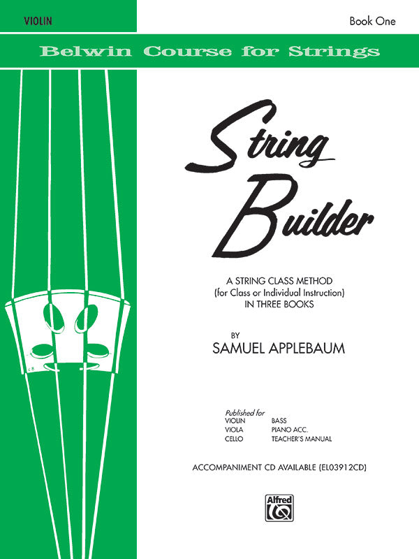 Applebaum String Builder, Book One for Violin