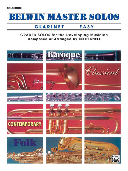 Belwin Master Solos, Volume 1 - Easy (Clarinet Solo part only)