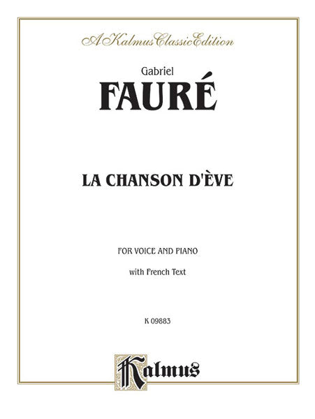 Faure La Chanson D'Eve