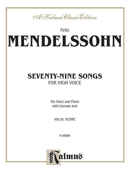 Mendelssohn 79 Songs