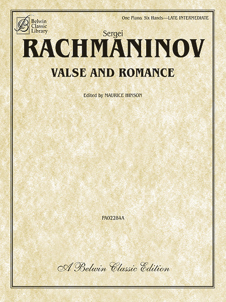 Rachmaninoff Valse and Romance