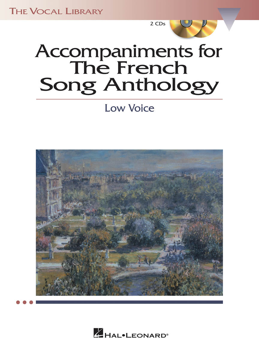 French Song Anthology - Low Voice Accompaniment CDs