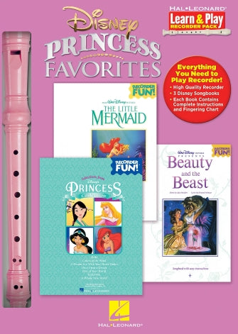 Disney Princess Favorites - Learn & Play Recorder Pack (Recorder Included)