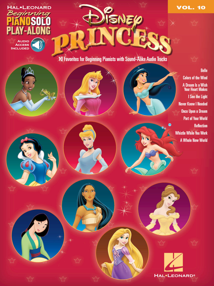 Disney Princess - Beginning Piano Solo Play-Along