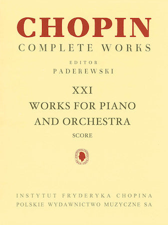 Chopin Works for Piano and Orchestra Full Score